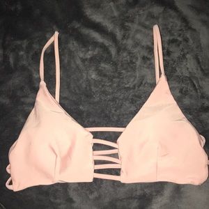 Light pink bathing suit top